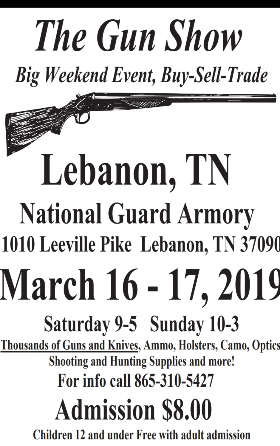 Gun Show Lebanon 94.7 The Country Giant